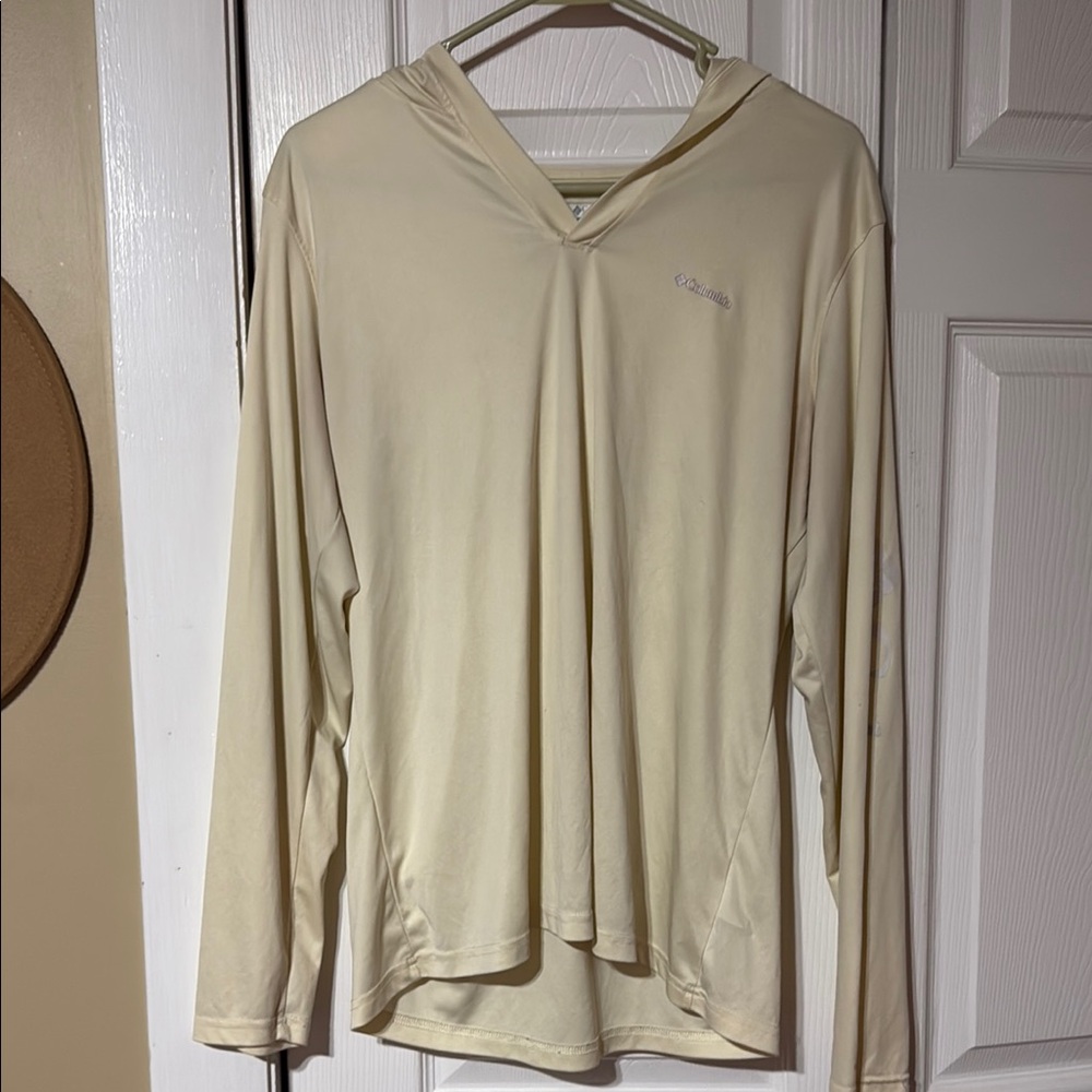 Columbia Cream Long Sleeve Tee